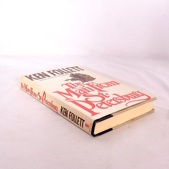 The Man From St. Petersburg by Ken Follett 1982 Vintage HCDJ - Picture 3 of 6